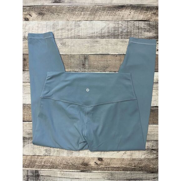 Lululemon Align High-Rise Pant 25" Chambray Leggings Workout Gym Pilates Size 12 - Picture 5 of 9